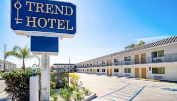 A two-story motel named 